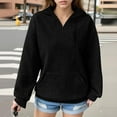 thumbnail image 2 of TIANZEN Hoodless Zip Sweatshirt For Fall And Winter Comfortable And Stylish Layering Option Ladies Sweatshirts without Hoods Junior Girls Sweatsuits Jacket, 2 of 9