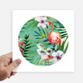 thumbnail image 1 of Tropical s Flango Animal Sticker Tags Wall Picture Laptop Decal Self adhesive, 1 of 1
