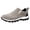 Grey, variant on Pandaie Men's Slip on Loafer Walking Shoes Faux Suede Comfortable Lightweight Outdoor Hiking Sneakers Non Slip Casual Fashionable Work Shoe Size 7‑12