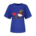 thumbnail image 4 of Rciityk Womens Summer Tops Short Sleeve Shirts Crew Neck Cute Heart Graphic Print Trendy Tunic Blouses (S-3XL), 4 of 7