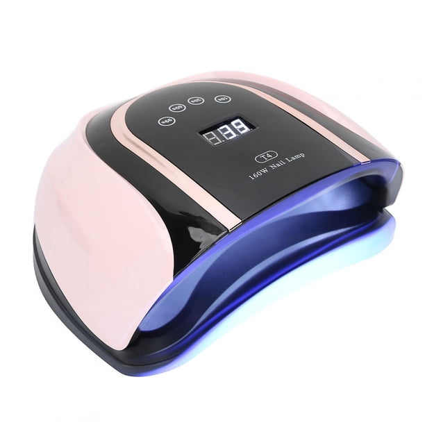 Lámpara LED para Uas, 160 W, Luz LED para Secador de Uas para Manicura de Esmalte de Uas de Gel, Luz de Curado de Gel de Uas de Secado Rápido, Máquina de Secado de Pegamento de Uas, Secador de ANGGREK Descripción de la referencia