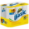 Bounty Basic 1-Ply White Select-a-Size Big Paper Towel Rolls 6 ct Pack