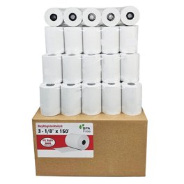 Thermal Paper Rolls 3 1/8 X 230 Ft - 50 Pack BPA Free Receipt Paper For POS, Clover, TSP100, TSP600