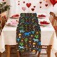 thumbnail image 4 of Cowboy Western West Horse Cactus Table Runner 13x72 Inch for Dining Table Kitchen Wedding Party Decor Fireplace Mantle, 4 of 6
