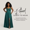 thumbnail image 7 of David’s Bridal, The Edit by DB Studio Women's Formal Empire Waist Ball Gown, Full Length, Satin, 7 of 7