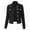 C-Black337, variant on DHFJKG Jean Jacket For Women Denim Ripped Long Sleeve Slim Fit Button Down Lapel Solid Color Shirts Casual Daily Wear Soft Outerwear