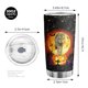 thumbnail image 2 of Taza Tumbler Oasisdream de acero inoxidable de 600 ml con estampado de lobos, 2 of 6