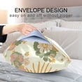 thumbnail image 4 of Yayeee Pillowcase King Size Set of 2 Satin Wrinkle Resistant Pillow Case, Beige Clouds, 4 of 7