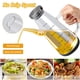 thumbnail image 4 of Botella Grande de Aceite de Vidrio de Alto Borosilicato para Cocinar, Vinagrera Dispensadora de Aceite y Vinagre de 25 Onzas con Base de Silicona Antideslizante, 4 of 5
