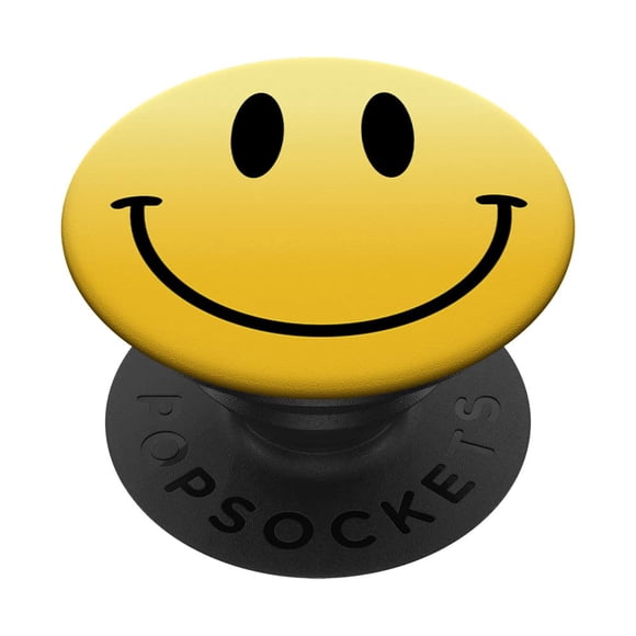 Adhesivo PopSockets PopGrip Smile Happy Peace Yellow Face