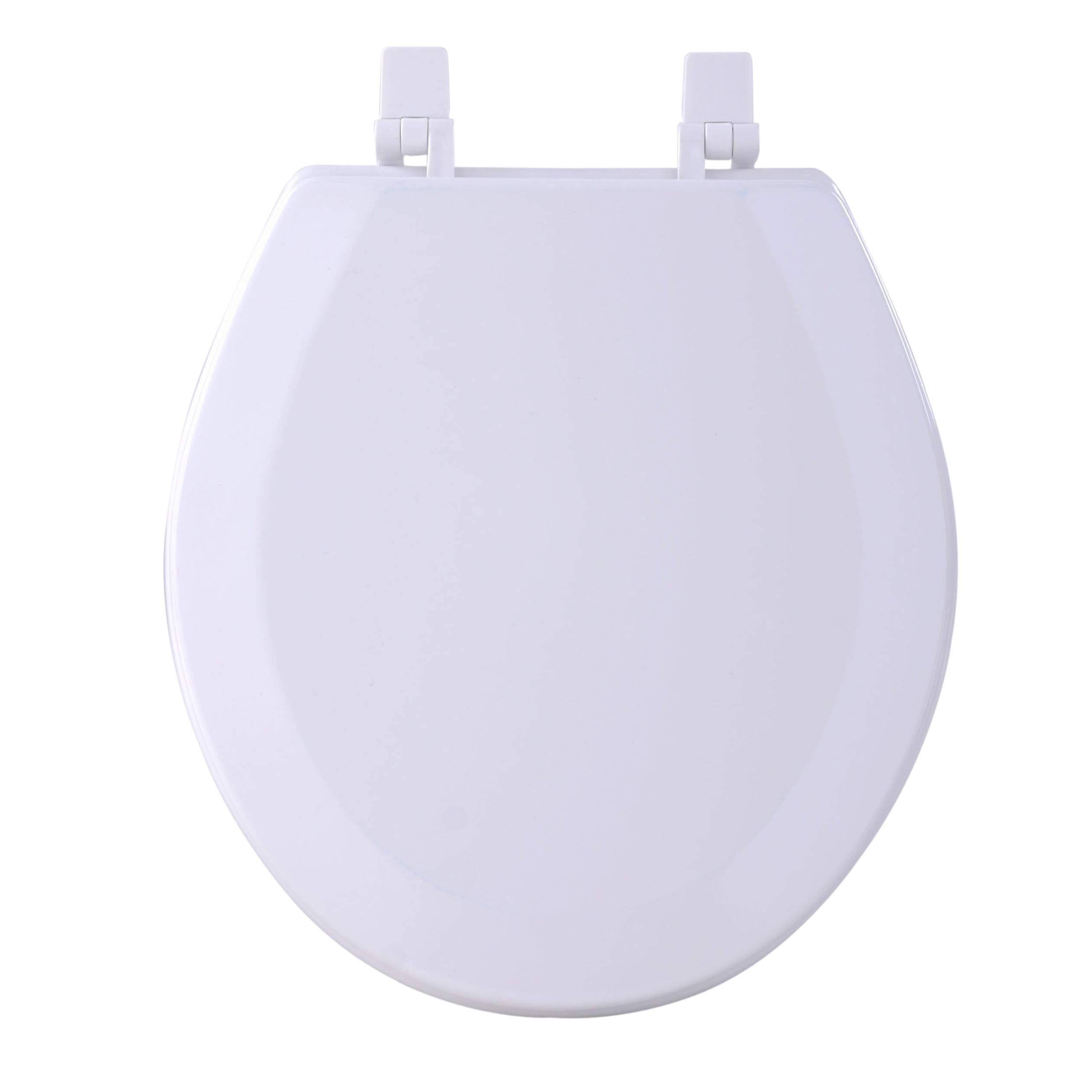 Achim Home Furnishings TOWDSTWH04 17-Inch Fantasia Standard Toilet Seat, Wood White (Not Slow Close)