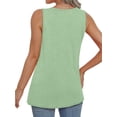 thumbnail image 3 of MOSHU 3 Pack Tank Tops for Women V Neck Sleeveless Women Shirts Flowy Loose Fit Tops Summer Outfits, 3 of 8