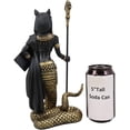 thumbnail image 4 of Ebros 11"H Egyptian Bastet Cat With Snake Holding Spear & Shield Statue 11"H, 4 of 7