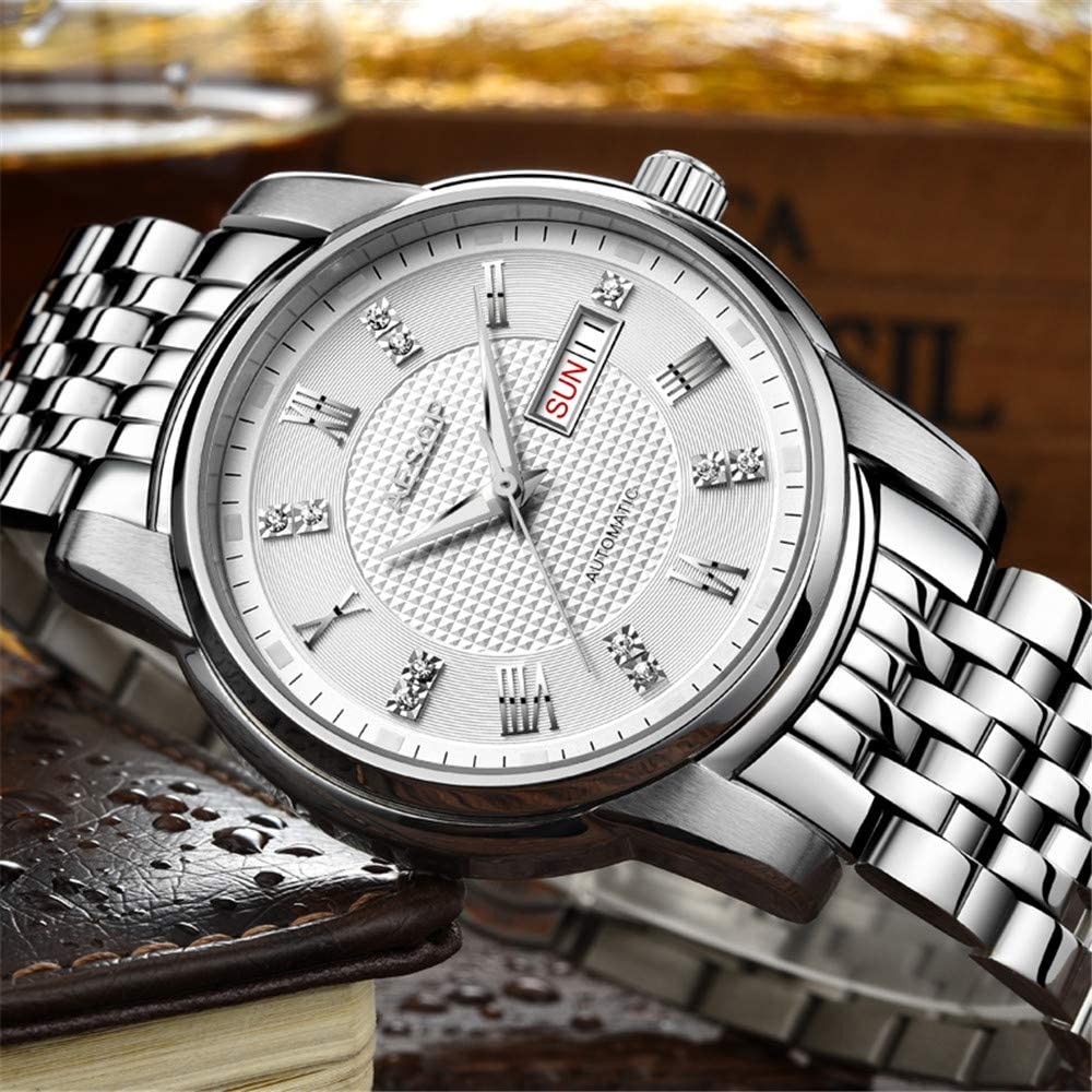 mechanical day date watch