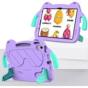 REQO Kids Case Compatible with iPad 12th (A19) 2026/11th (A16) 2025 11inch,Lightweight EVA+Rugged PC Kid Friendly Shockproof Stand Protective Case,Kid Friendly Cute Tablet Cover