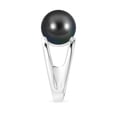 thumbnail image 3 of ANGARA Solitaire Tahitian Cultured Pearl Double Shank Ring in 14K White Gold for Women | June Birthstone, Birthday, Anniversary, Jewelry Gift for Women | Pearl Ring, 3 of 8