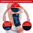 thumbnail image 4 of Nordic Lifting Elbow Brace, Elbow Sleeve for Tendonitis, Arthritis, Weightlifting, Golf, 1 Pair, Small, 4 of 8