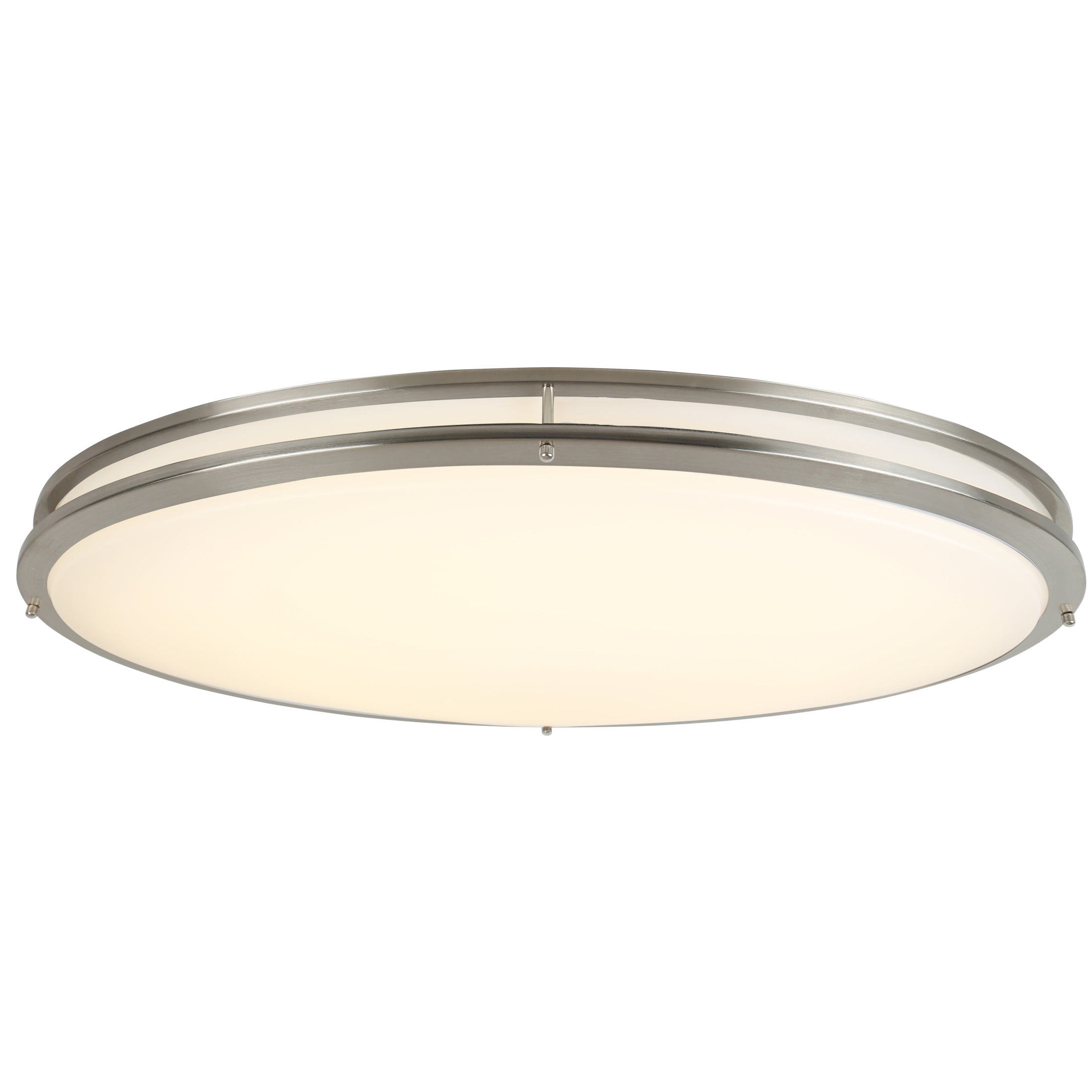 Design House Owens 32" Integrated LED Dimmable Indoor Ceiling Light, Brushed Nickel