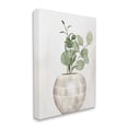 thumbnail image 3 of Stupell Industries Potted Herbal Plants Round Leaves Patterned Vase Painting Gallery Wrapped Canvas Print Wall Art, Design by Kim Allen, 3 of 7