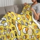 thumbnail image 3 of Gudetama (Huevo Perezoso) anti-pilling, suave, ligera, esponjosa y acogedora de lujo para hogar y cocina – Perfecta para niños y adultos,180X120cm, 3 of 6