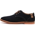 thumbnail image 3 of Men's Casual Canvas Oxfords Walking Shoes Sneakers Lace Up Dress Shoes, 3 of 7