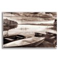 thumbnail image 1 of Epic Art 'Lake W Boats' by Jadei Graphics, Acrylic Glass Wall Art, 36"x24", 1 of 8