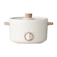 thumbnail image 1 of Olla Caliente Eléctrica Antiadherente Mini Cocina Ramen Olla para Fideos Olla Eléctrica Multifuncional para Sopa De Pasta Enchufe CN 220V Blanco, 1 of 13