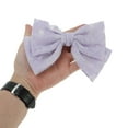 thumbnail image 5 of Unique Bargains 1 Pc Hair Barrettes Fashion Double Layer Bow Hair Clip Purple, 5 of 5