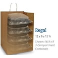thumbnail image 2 of DURO Paper Bags With Handles, 15 3/4"H x 12"W x 9"D, Kraft, Carton Of 200, 2 of 2