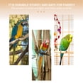 thumbnail image 4 of Miangastore Parrot Chewing Toy Parrot Bite Toy Rattan Ball Indoor Fun 1Pack, 4 of 9