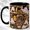Black, variant on Ghost Bookshelf Coffee Mug, Cozy Reading Mug, Ceramic 11 oz