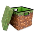 thumbnail image 5 of Juego de cubos de almacenamiento Toynk de tela Minecraft de 33 cm con tapa, 4 unidades, 5 of 5