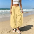 thumbnail image 5 of HappyYEE Women’s Baggy Balloon Pants Elastic Waist Wide Leg Joggers with Pockets Loose Fits Cuffed Ankle Lightweight Travel Trousers S, 5 of 7