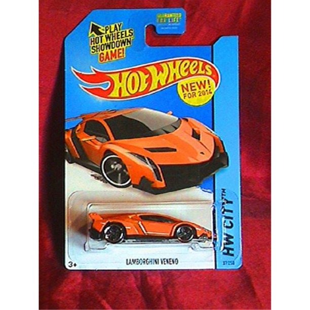 2014 Hot Wheels Hw City Lamborghini Veneno (Orange) 