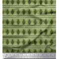 thumbnail image 1 of Soimoi Modal Satin Fabric Diamond & Paisley Block Print Fabric by Yard 42 Inch Wide, 1 of 3
