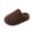 Coffee, variant on Women’s Teddy Fleece Closed Toe Slippers, Thick Platform Warm Plush House Shoes, Soft Cozy Non-Slip Indoor Winter Slides for Women