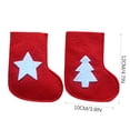 thumbnail image 3 of Event Party Decor 4 Pieces For A Set Of Christmas Socks Christmas Tree Christmas Socks Cutlery Bag Dining Table Decoration Party Decoration Cutlery Set, 3 of 4