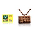 thumbnail image 1 of Kamada Combination of Shri Hanuman Bahuk holy book and exquisite Shri Sitaram Tulsi (basil) mala,Spritual Pendant Necklace for Women and Men, 1 of 5