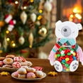 thumbnail image 4 of YOHAVEN Christmas Doll Candy Can 9.84" Transparent Storage Jar for Table Desk Holiday Decorations for Home Christmas Candy Christmas Home Decor Indoor Seasonal Christmas Decor, 4 of 6