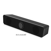 USB Powered Sound with Subwoofer, Sound for PC, Desktop Computer, Laptops Black
