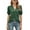 Green, variant on ZHENWEI Womens Casual V-Neck T-Shirts Loose Puff Short-Sleeve Tops Tunic Blouse