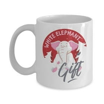 White Elephant Funny Novelty Christmas Holiday Gift Exchange Mug