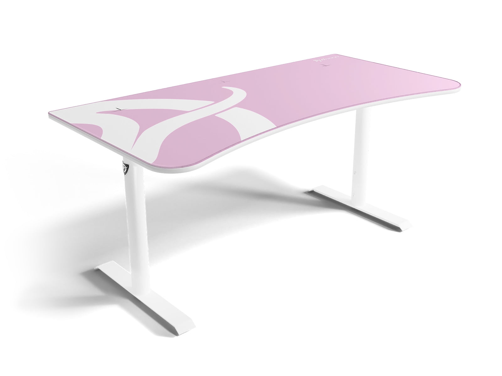 Arozzi Arena Gaming Desk - White Pink