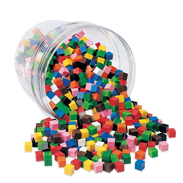 Juego de 1000 recursos de aprendizaje Centimeter Cubes
