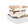 thumbnail image 6 of Ucanpack Christmas Shipping Boxes 10x10x8 inch - 50 Pack Abstract Xmas Printed Christmas Packaging Box - Holiday Shipping Box Made in USA Holiday Shipping Boxes Gift Shipping Boxes, 6 of 7
