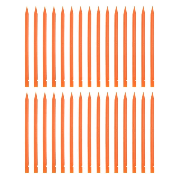Uxcell 6 x 150 mm Spudger Pry Tool, 30Pcs Antistatic Plastic Dual Ends Opening Pry Repair Tools Kit for Smart Mobile Phone Tablet Laptop, Orange