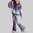 thumbnail image 4 of XZNPDUCQ 8-9 Years Cute Toddler Baby Girls Clothes Set Long Sleeve T-Shirt and Pants Kids 2pcs Outfits A170-Blue, 4 of 8
