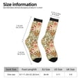 thumbnail image 2 of Pofeuu Colorful Paisley Print Crew Socks, Adult Running Hiking Socks for Youth and Adult, 2 of 6
