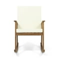 thumbnail image 4 of Beulah Outdoor Acacia Wood Rocking Chair, 4 of 10