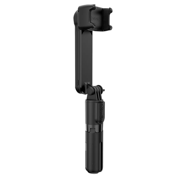 Graflsoa L09 Portable Handheld Gimbal Stabilizer with Bluetooth Remote, Adjustable Fill Light, and Tripod for Smooth Selfies and Videos, Black